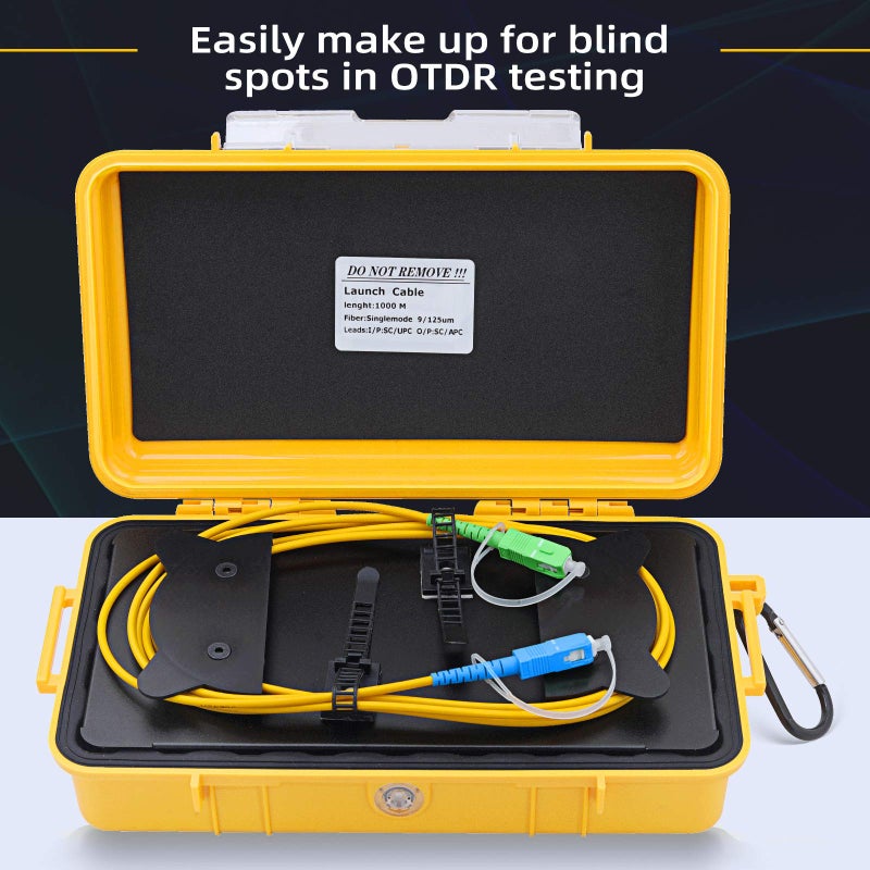 KELUSHI Fiber Optic Test Tool SC/UPC-SC/APC SMï¼ˆ9/125ï¼‰ OTDR Launch Cable Box Extension Cord OTDR Dead Zone Eliminator - Image 4